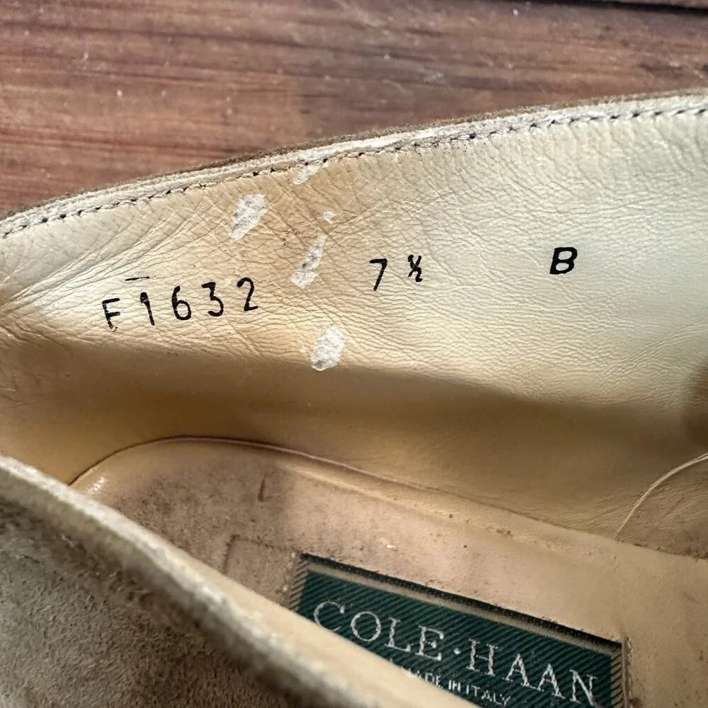 Cole Haan Green Suede Chukka Style Boot 7.5